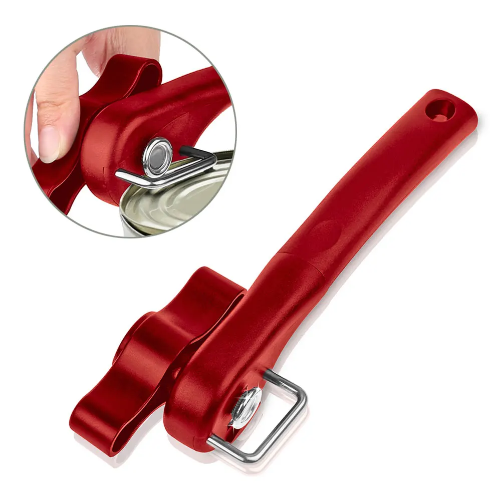 Профессиональный ручной консервный нож безопасный легкий из нержавеющей стали