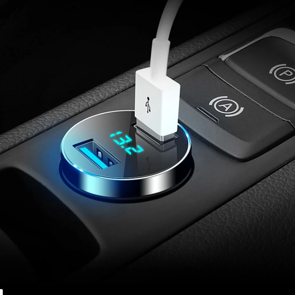 3.1A двойной автомобильное usb устройство для зарядки телефона Peugeot 107 108 206 207 208 301 307