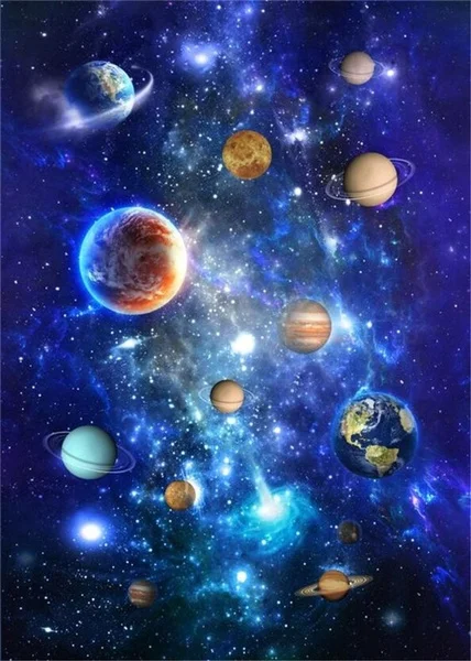 

Винтажные планеты Солнечной системы, металлический жестяной знак 8x12 дюймов, ретро, домашний декор для кухни, бара, паба, стен