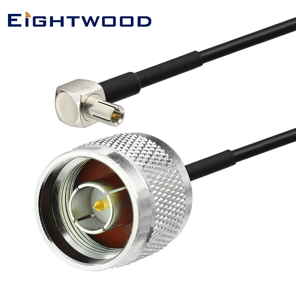 Eightwood РЧ коаксиальный кабель в сборе RG174 TS9 папа R/A to N для Novatel Sierra ZTE Беспроводные USB