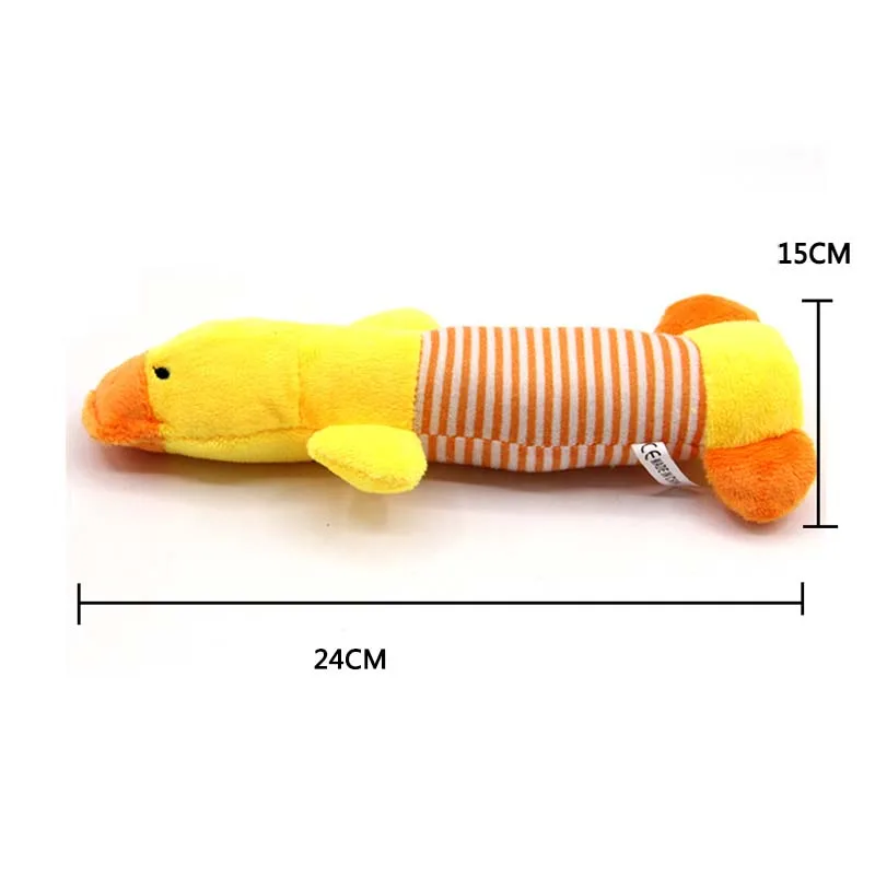 Товары для домашних животных мягкая длинная полосатая пищалка забавных имитаций