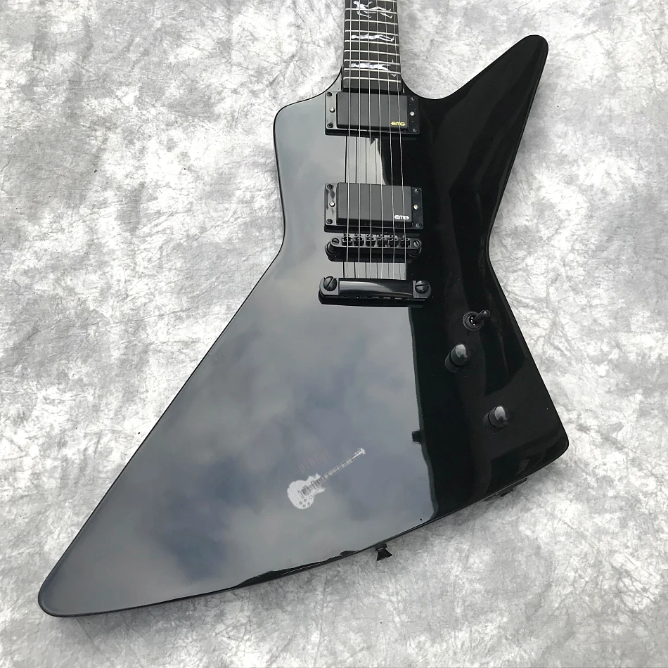 custom shop custom e gitarre hohe qualität schwarz 2020 neue hit logo farbe und form können angepasst werden freies verschiffen free g