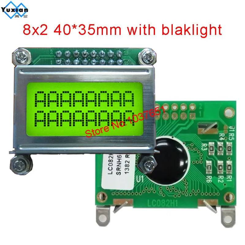 ЖК модуль 8x2 мини маленький экран LC082H1 HD44780 SPLC780D1 хорошее качество|screen|screen greenscreen