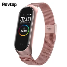 Rovtop ремешок для Xiaomi mi Band 3 mi Band 3 ремешок для Xiaomi mi band 3 браслет для Xiaomi mi 3 магнитный металлический браслет из нержавеющей стали Rovtop ремешок для Xiaomi mi Band 3 mi Band 3 ремешок для Xiaomi mi band 3 браслет для Xiaomi mi 3 магнитный металлический браслет из нержавеющей стали