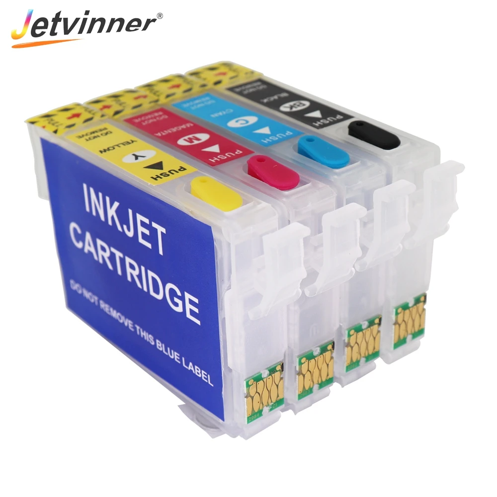 Jetvinner T502 502XL многоразовый чернильный картридж для Epson XP-5100 XP-5105 XP5100 5105 2860