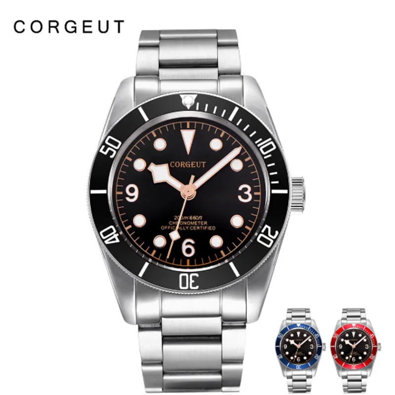 Часы мужские механические Автоматические светящиеся в темноте | Наручные часы