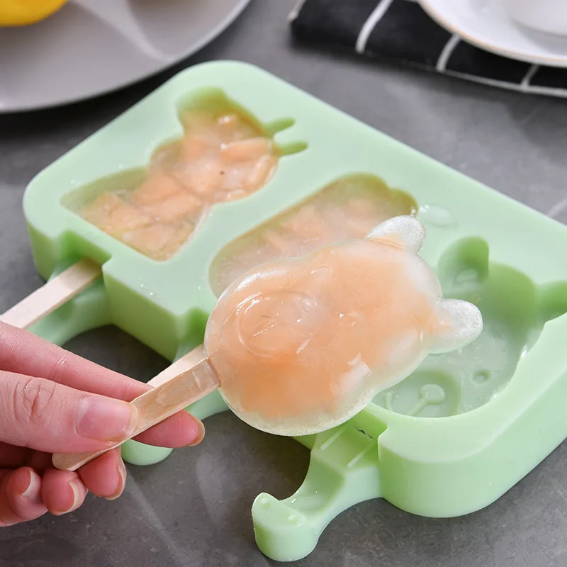 Новая силиконовая многоразовая форма для мороженого формы поднос заморозки