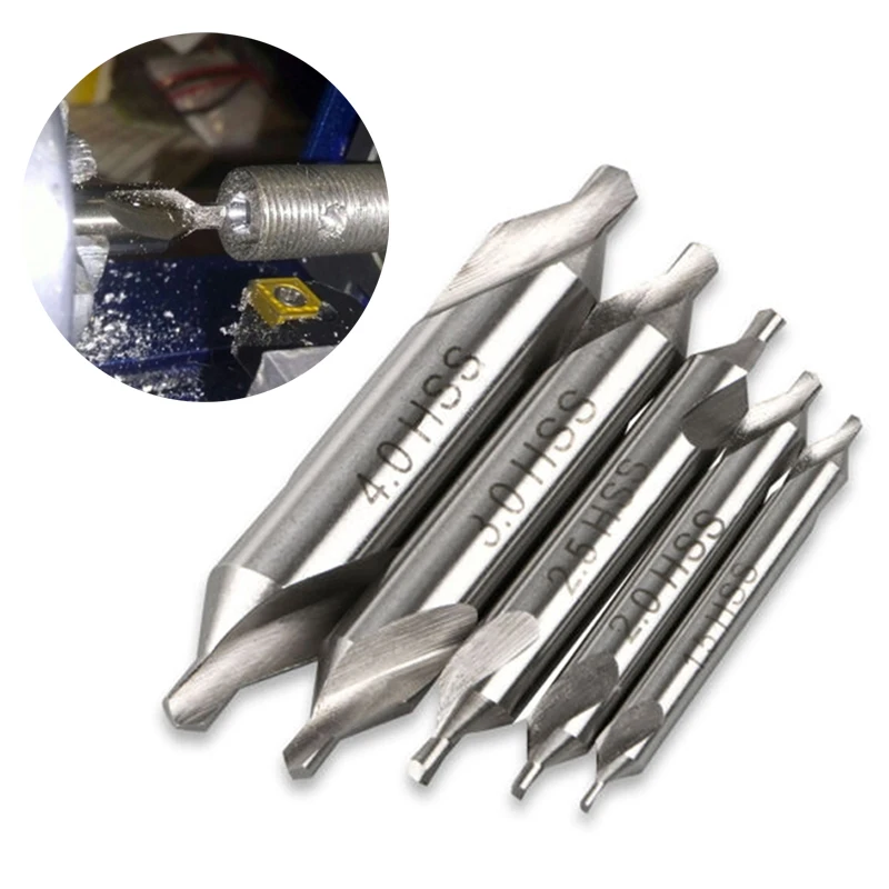 5 шт комбинированный Центровой сверло Премиум Зенковка #1 4 мм для точных