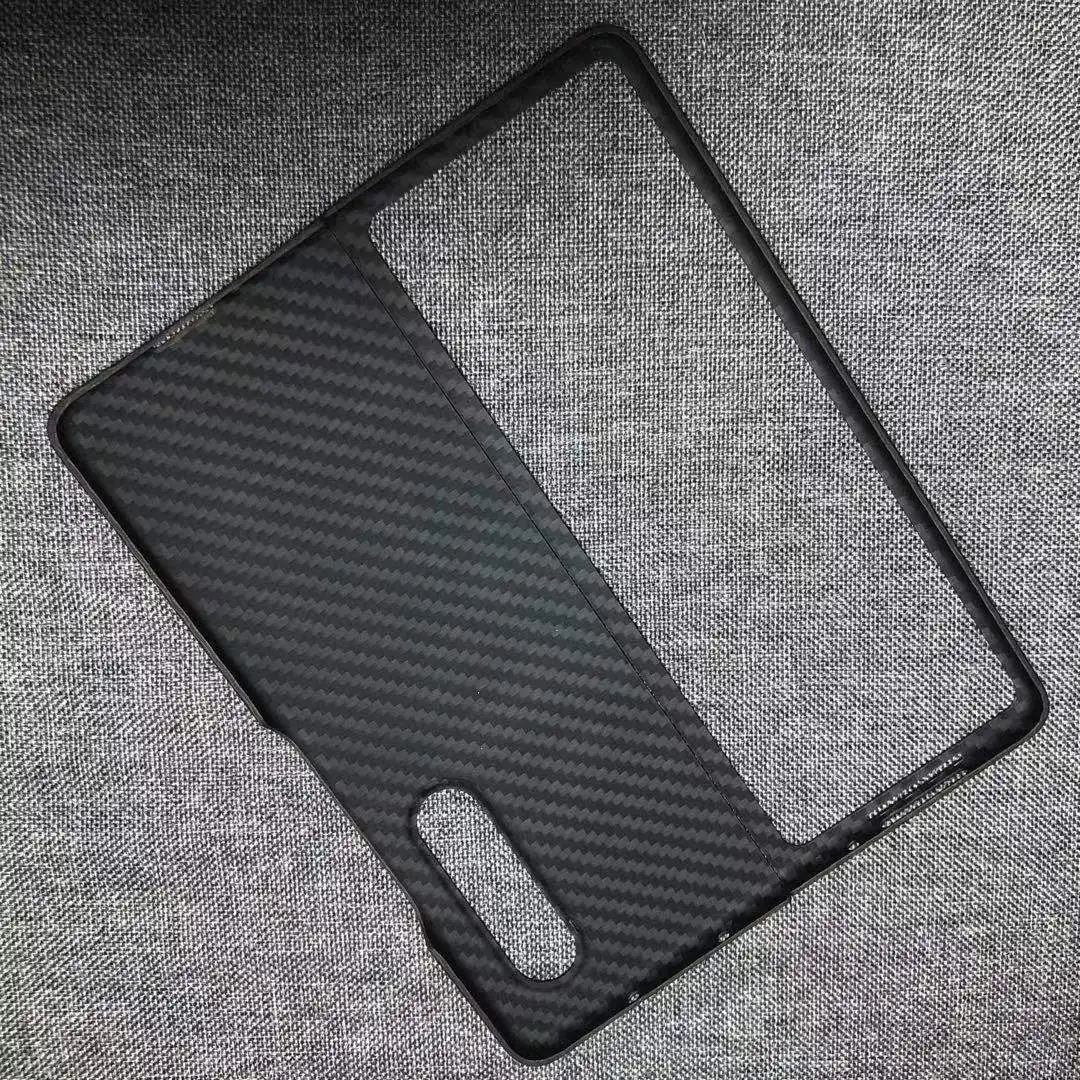 z fold3 5g carbon case ultra thin 2in1 matte 100 real carbon fiber case for samsung galaxy z fold 3 case aramid fiber cover free global shipping
