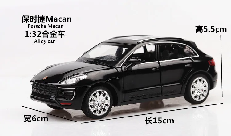 Литье под давлением 1:32 весов автомобили модель из цинкового сплава Макан король