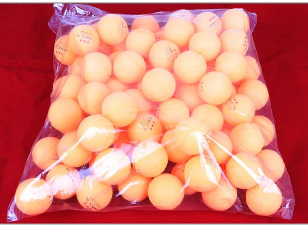 Orange 100 шт./упак. 3 звезд Профессиональный 40 мм 2,8g для настольного тенниса, шарики для пинг понга белый оранжевый любительского квалификации конкуренции мяч - Цвет: Orange