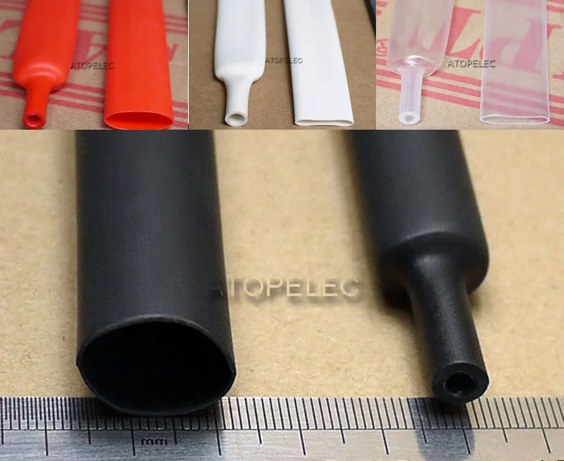Φ4~32mm Transparent 4:1 Schrumpfschlauch Kabel Draht Heat Shrink Tube Sleeve 
