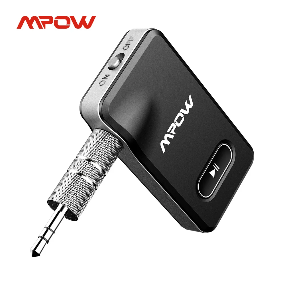 Mpow BH129 Bluetooth Audio Receiver V5.0 Wireless Adapter with CVC6.0 Noise Cancelling Mic Handsfree Calling Dual Link for Car |
