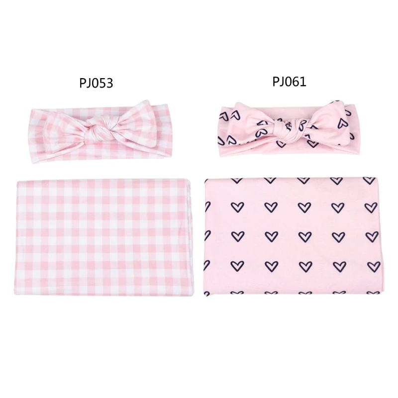 

Муслиновая пеленка для новорожденных, комплект повязок на голову, одеяло, спальный мешок для новорожденных, комплект повязок на голову