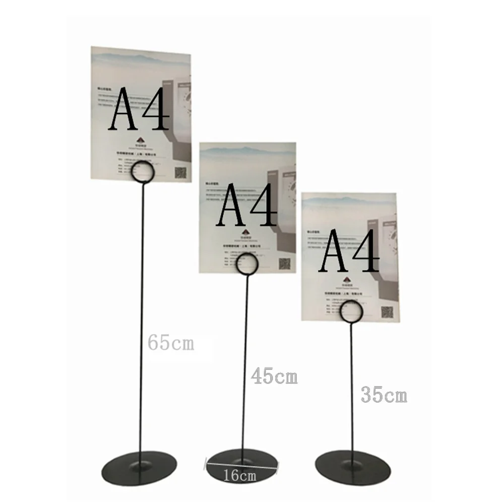 Number Card Clips Tag Stands Table Marker Holder Place Metal Hotel Photo Memo Info Display | Дом и сад