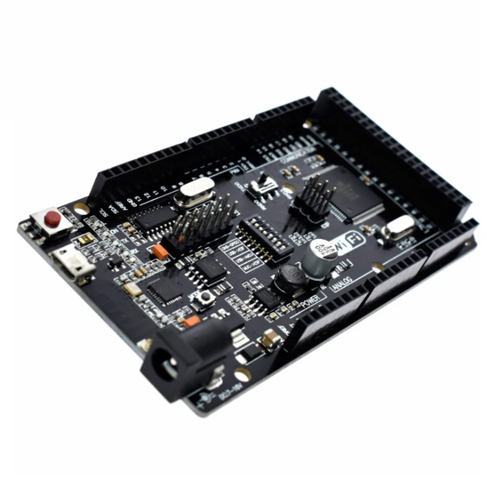 Mega2560 + Wi-Fi R3 ATmega2560 ESP8266 32Мб оперативной памяти USB-TTL CH340G для Arduino Mega NodeMCU WeMos