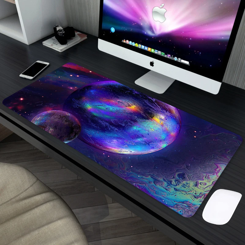 

Planet Mouse Pad Desk Mat Office Carpet Computer Gaming Keyboard Pc Mats Pads Cute Accessory Kawaii Mousepad Speed