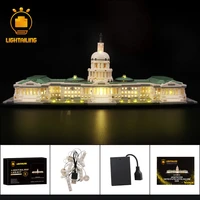 lightailing led light kit for 21030 architecture united states capitol building block lighting set not include the model
