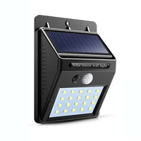 2030 led solar power light pir motion sensor solar garden lights outdoor waterproof energy saving wall yard lamps