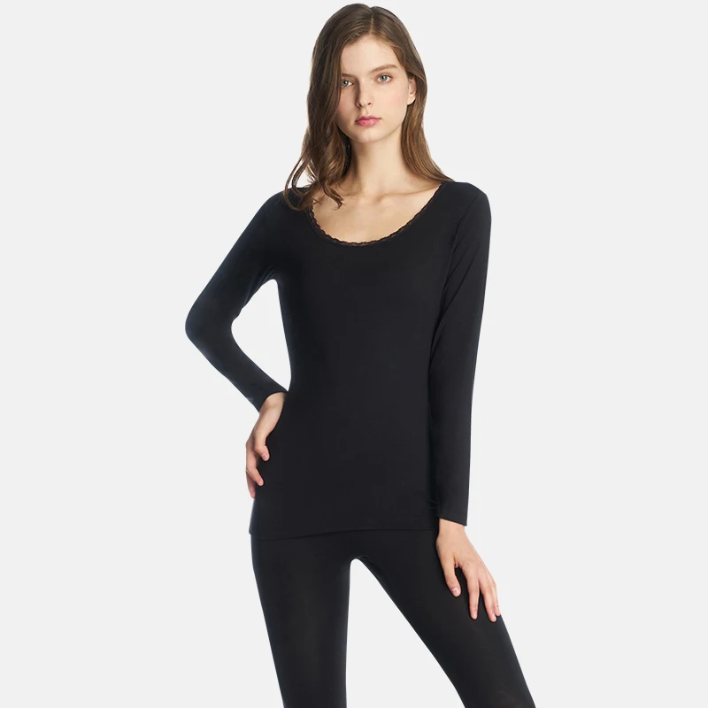 THREEGUN кальсоны набор для пары Шерсть Термобелье высокого качества мужские пижамы