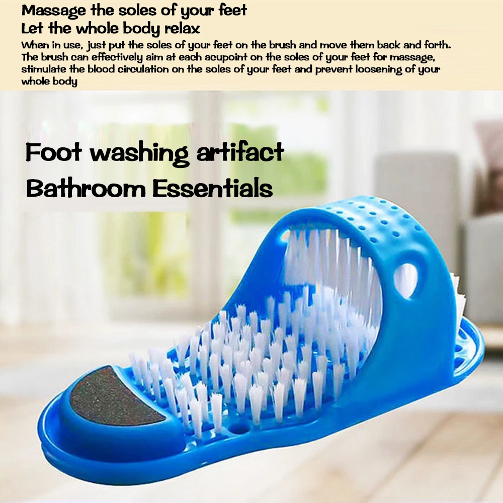 

1 шт. пластиковые туфли для ванной, щетка для душа, ленивая Женская щетка для ванной и пемза, щетка для стоп