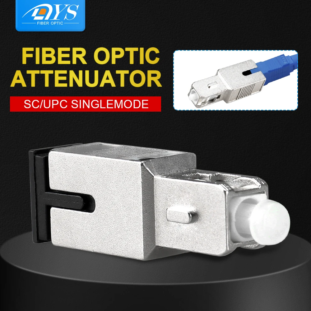 Fêmea ao Atenuador Fixo da Atenuação Ótica da Fibra do Singlemod Adaptadores de Ftth Pces Ótico Masculino 10 sc – Upc