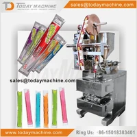 small automatic stand up pouch packaging detergent oil juice ketchup paste sauce filling liquid packing machine