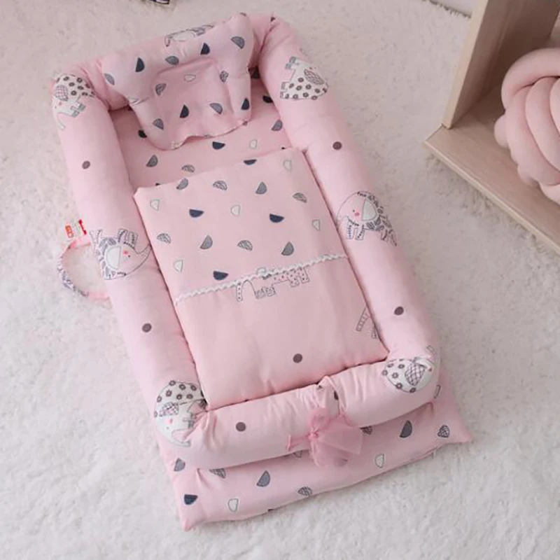 Портативная детская кроватка YHM015 хлопок безопасное постельное белье для