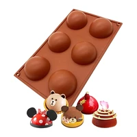 hemispherical silicone mold for baking hot chocolate cakes jellies and dome mousse moldes de silicona %d1%81%d0%b8%d0%bb%d0%b8%d0%ba%d0%be%d0%bd%d0%be%d0%b2%d1%8b%d0%b5 %d1%84%d0%be%d1%80%d0%bc%d1%8b