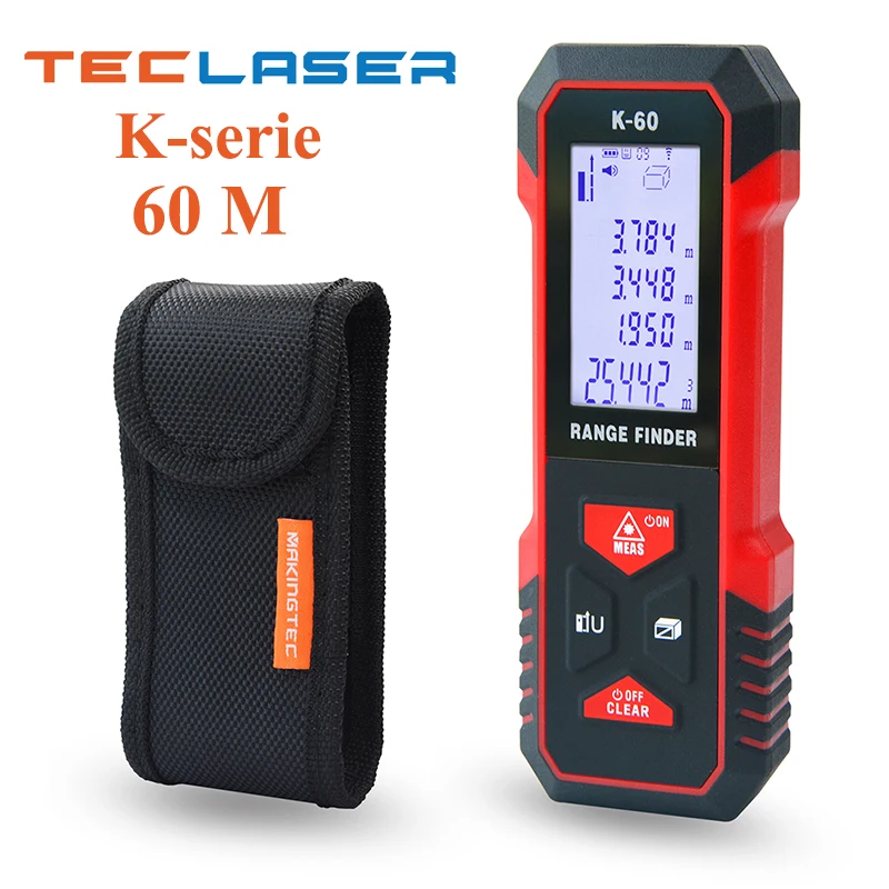Лазерный дальномер TECLASER цифровой измеритель расстояния 40-100 м | Инструменты