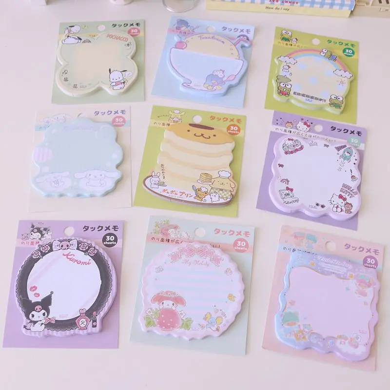 

My Melody Cinnamoroll Kuromi Kawaii липкий блокнот для царапин анимационные периферийные приборы полачко Littletwinstars блокнот Post-It