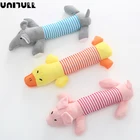 Плюшевая игрушка для собак, жевательные пищащие игрушки для собак, товары для всех щенков, игрушка со звуком для домашних животных, милый слон, утка, свинья, плюшевые игрушки