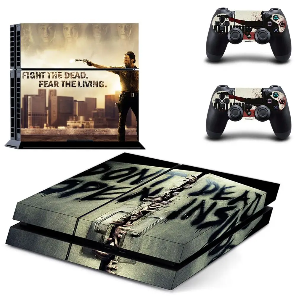 Наклейка s The Walking Dead наклейка для PS4 PS 4 Play station наклейки виниловые Pegatinas консоли