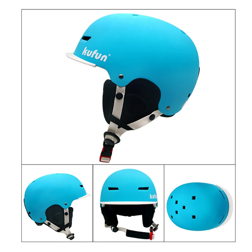 blue Naturehike сноуборд лыжный шлем безопасность на открытом воздухе цельно-Формованный дышащий шлем для мужчин и женщин скейтборд лыжный шлем - Цвет: blue