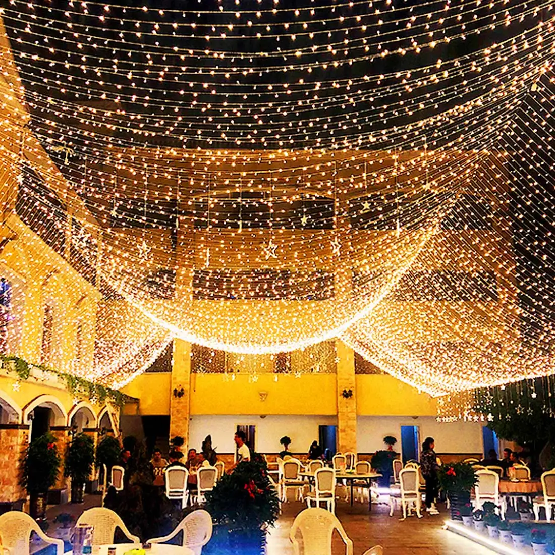 

Рождественское/свадебное Вечерние чное украшение, светодиодное освещение, 3 цвета, 100 светодиодов, 10 м, гирлянда, 110 В переменного тока, 220 В, у...