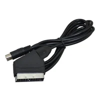 50 PCS a lot Line Accessories For Sega DC broom head line cable cord RGB Scart Cable for Sega Mega Drive 2