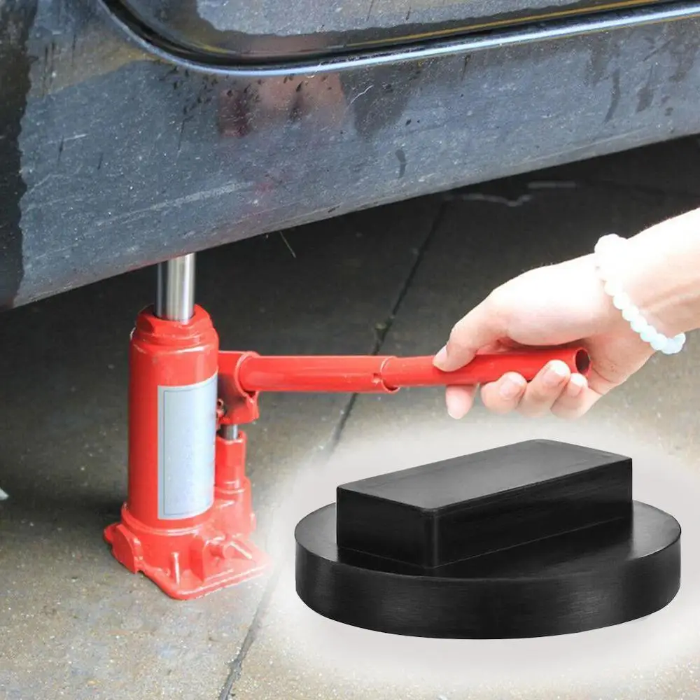 Rubber Car Jack Support Block For Pinch Weld Side Removal Rail Tool Slotted Frame Adapter Pad Floor J4J2 |
