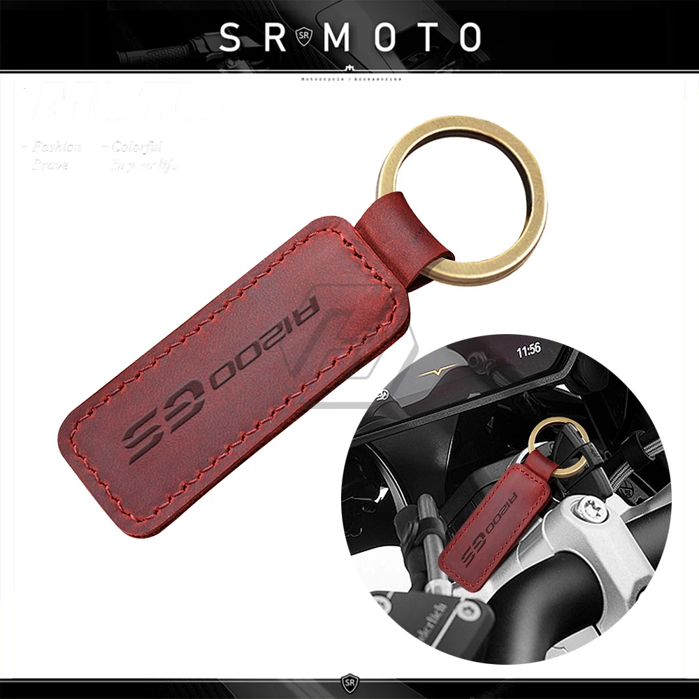 

Motorcycle Cowhide Keychain Key Ring Case for BMW R1200GS R1200 GS Adventure Rally