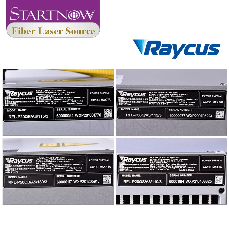 Raycus 20W 30W 50W Q switched Pulse 1064nm волоконный лазерный источник для YAG лазерной маркировки