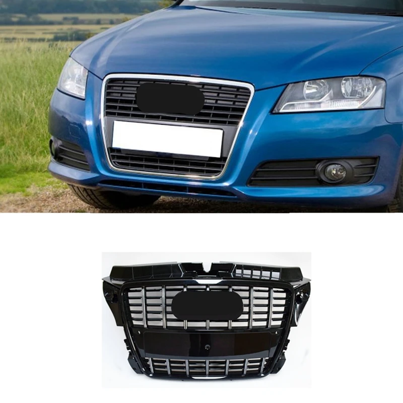Для A3/S3 стильный передний бампер решетка капота гриль для Audi 8P 2009 2010 2011 2012 2013
