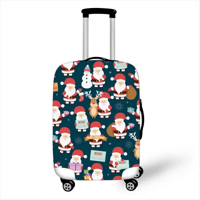 Плотный Рождественский праздничный Чехол для багажа чехол дорожного костюма