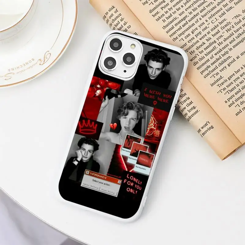 

Payton Moormeier Phone Case Candy Color White for iPhone 11 pro XS MAX 8 7 6 6S Plus X 5S SE 2020 XR