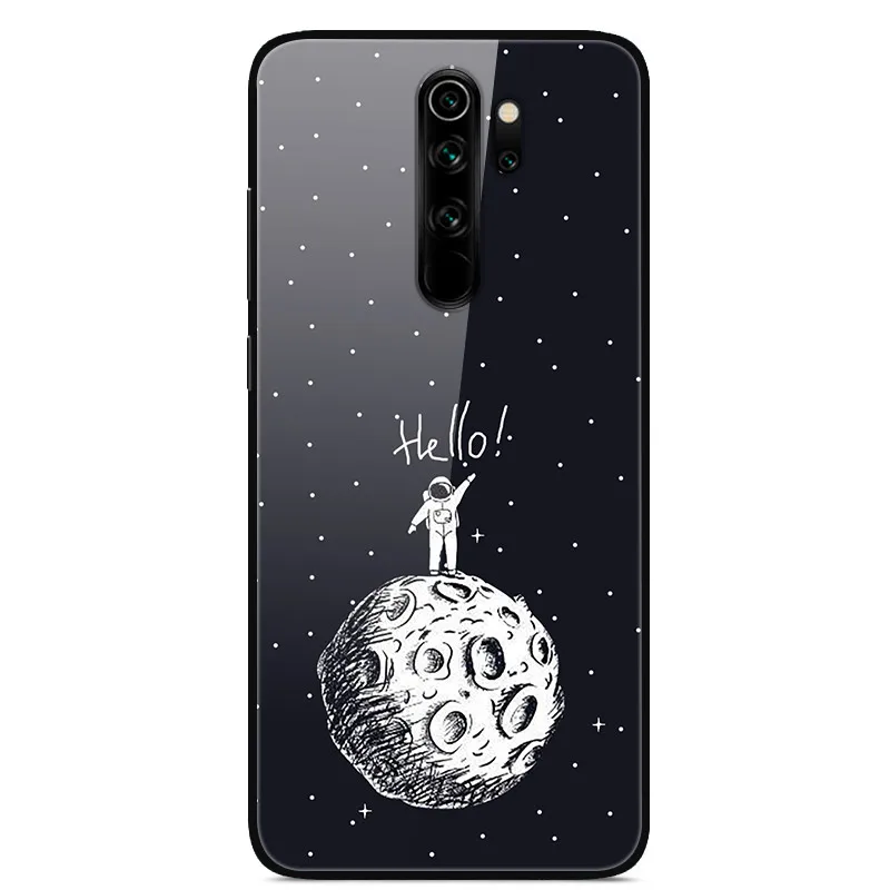 Для Xiaomi Redmi Note 8 Pro Чехол из закаленного стекла жесткий стеклянный чехол для телефона для Xiaomi Redmi Note 8 чехол для Redmi Note 8T Note8