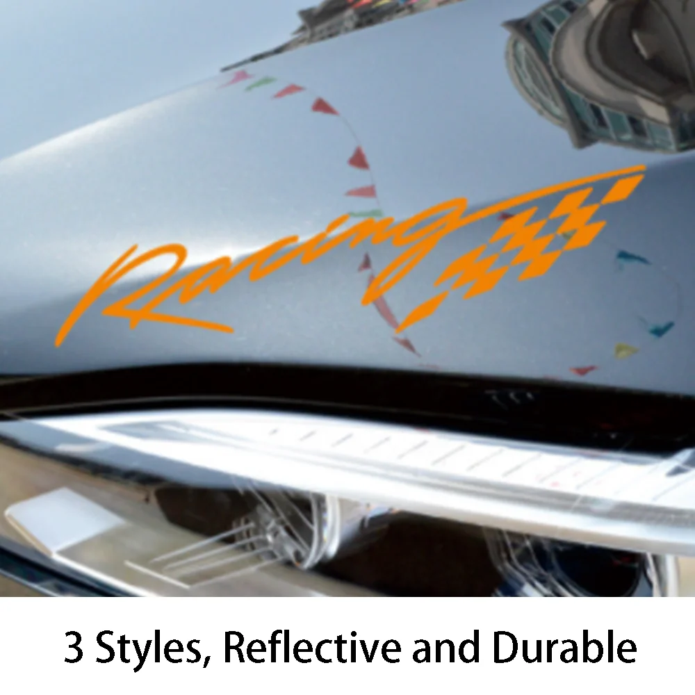 Автомобильные светоотражающие полосы R Word 2 шт. автомобильные наклейки