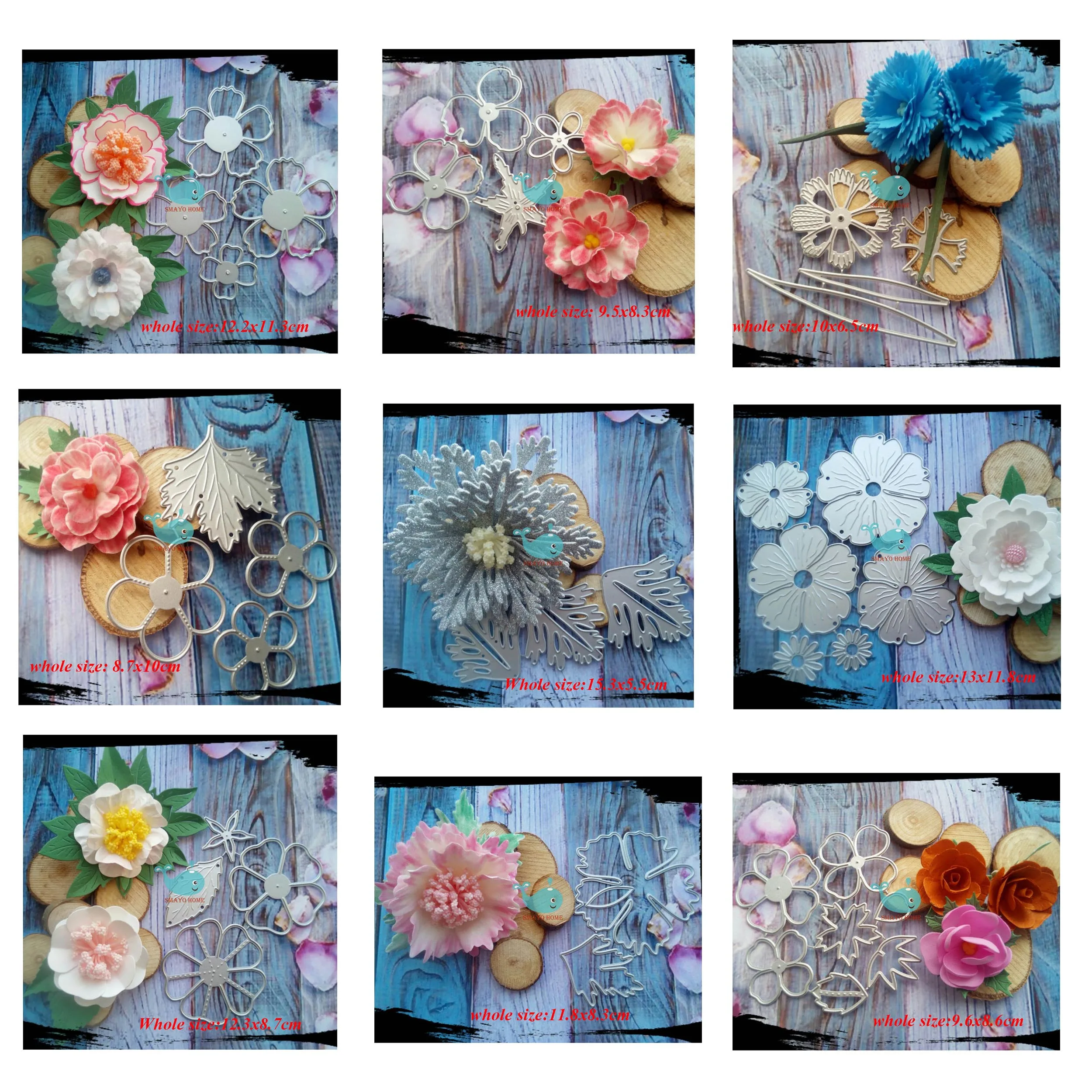 Металлические Вырубные штампы форма для вырезания цветов скрапбукинга бумаги