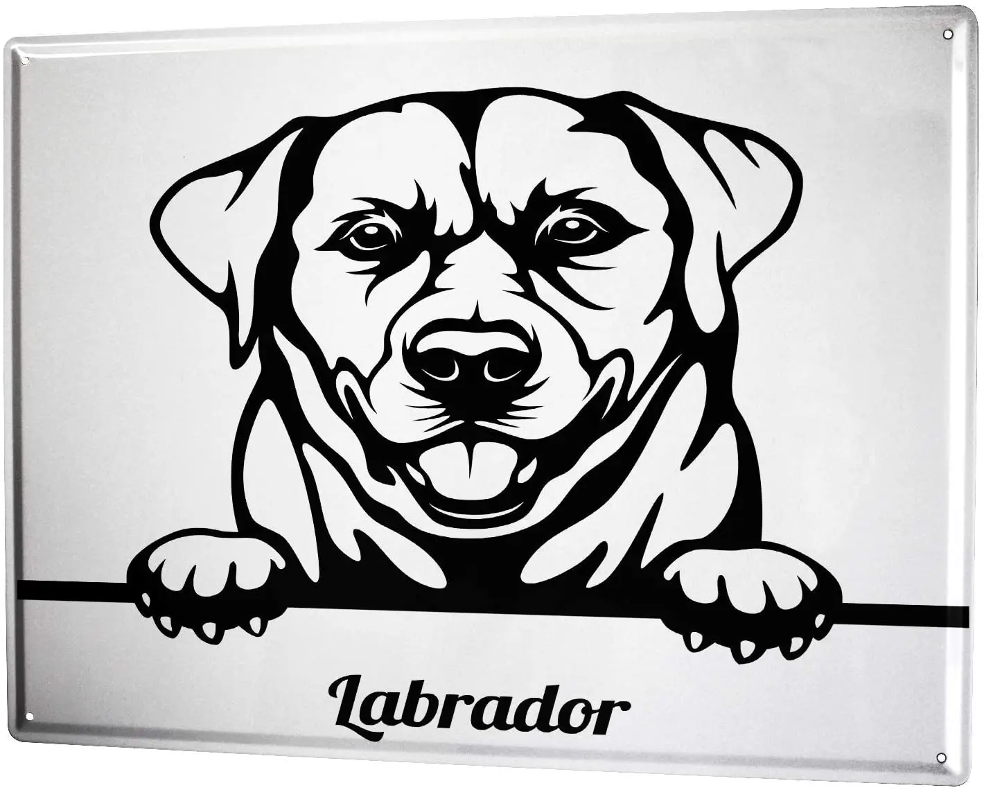 

Собачий лабрадор, рисунок, плакат, Забавный знак, жестяное искусство, искусство, алюминиевая Ретро металлическая жестяная лампа, знаки 20x30 с...