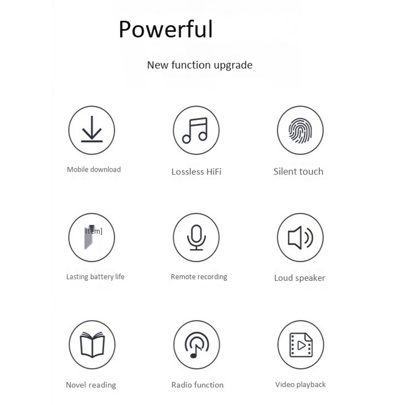 

K7 Music Player 2.4 Inch Color Sn Press MP3 Zinc Alloy Bluetooth MP4 Video Player with FM Radio Function