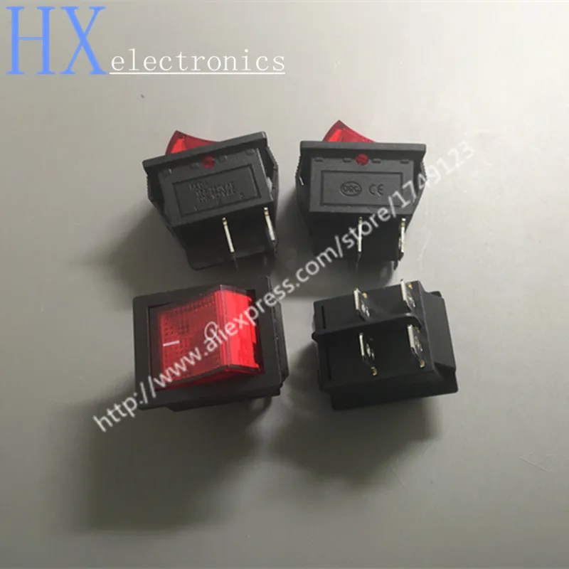 Бесплатная доставка 50 шт./лот тонкий черный клавишный выключатель KCD3-101N KCD2 2 фута