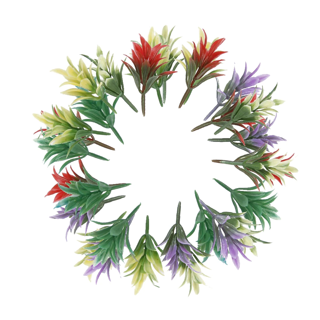 100 красочная модель цветущих растений железная дорога парк сад сцена 1:100 HO TT Scale |