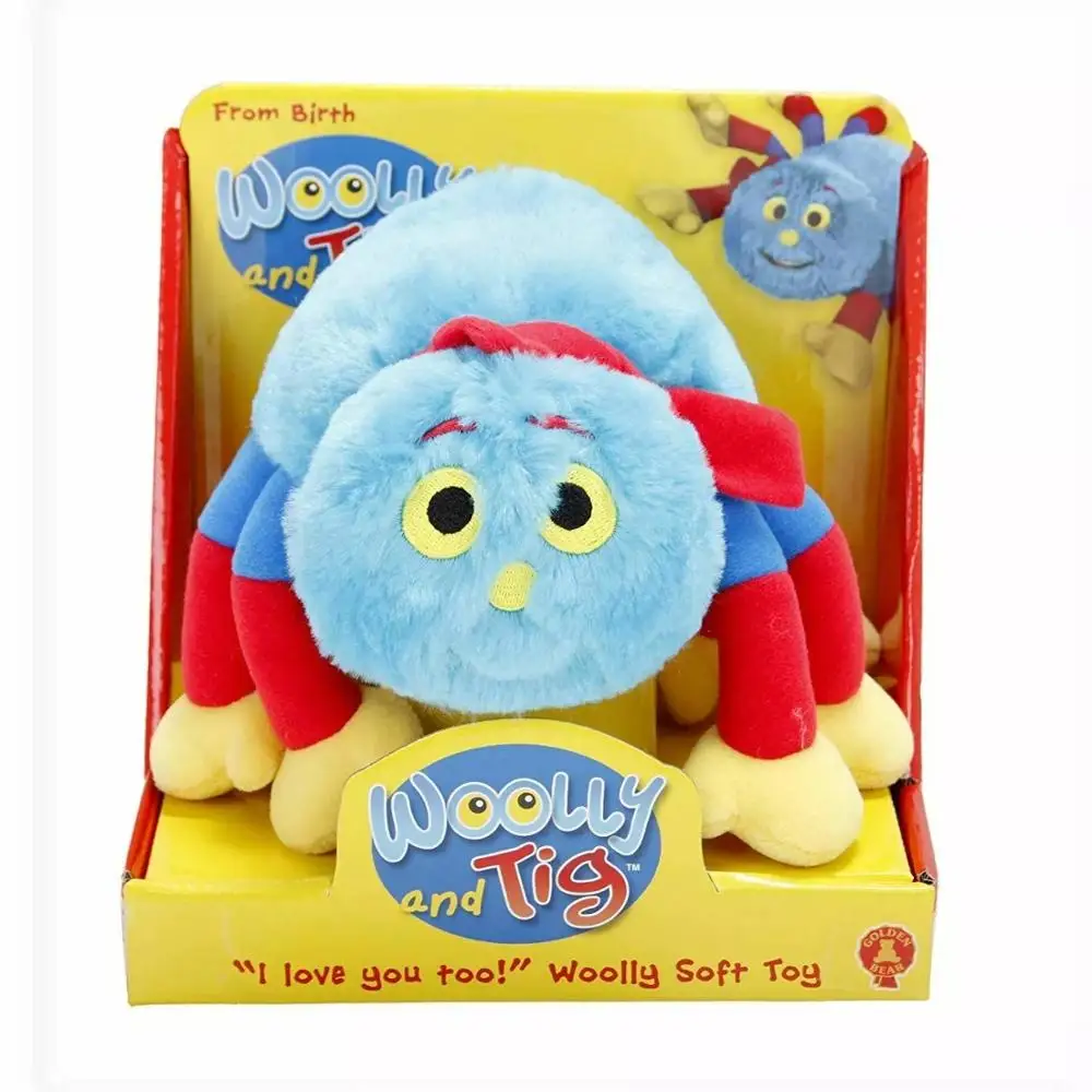 Оригинальная мягкая плюшевая игрушка Woolly и Tig Spider 14 дюймов кукла на день